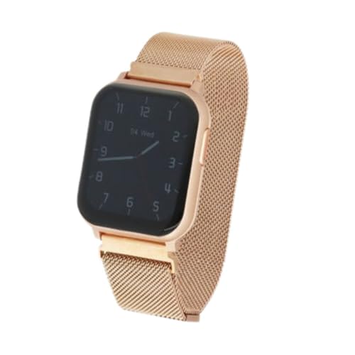 スマートウォッチ プロジェクトee 時計 腕時計 スマート ウォッチ プロジェクト ee レディース 女性 project-ee PROJECTEE 音楽 再生 Bluetooth 着信 Line メッシュベルト ローズゴールド